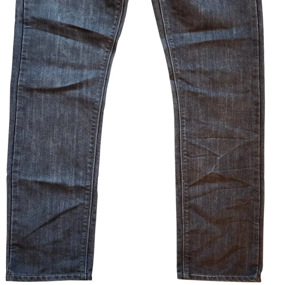 Denizen Levis Mens Tapered Fit Jeans Size 32 X 32 Gray Mid Rise